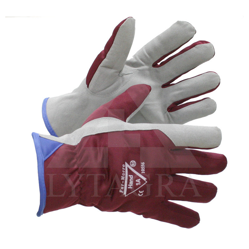 Pašiltintos pirštinės Fur-Macro Winter 10,5 dydis Hand-1A A105560