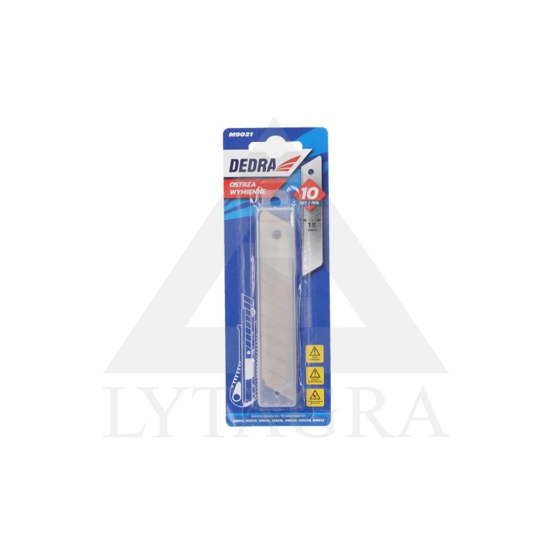 Atsarginės gelęžtės Dedra M9021 18mm x 10 vnt