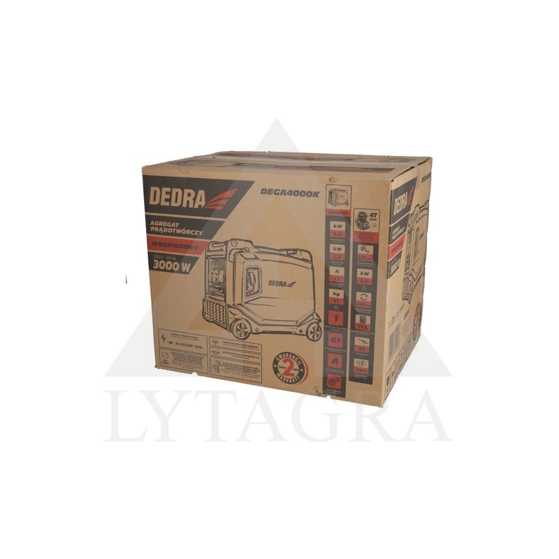 Inverterinis elektros srovės generatorius 3,0/3,3kW Dedra DEGA4000K
