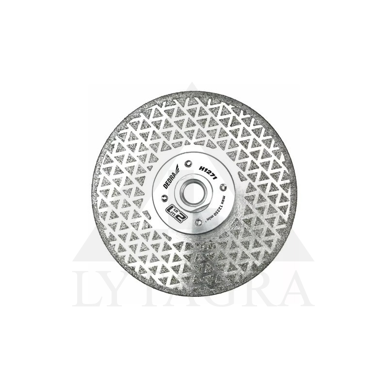 Deimantinis diskas sausam pjaustymui ir šlifavimui 125 mm Dedra H1271