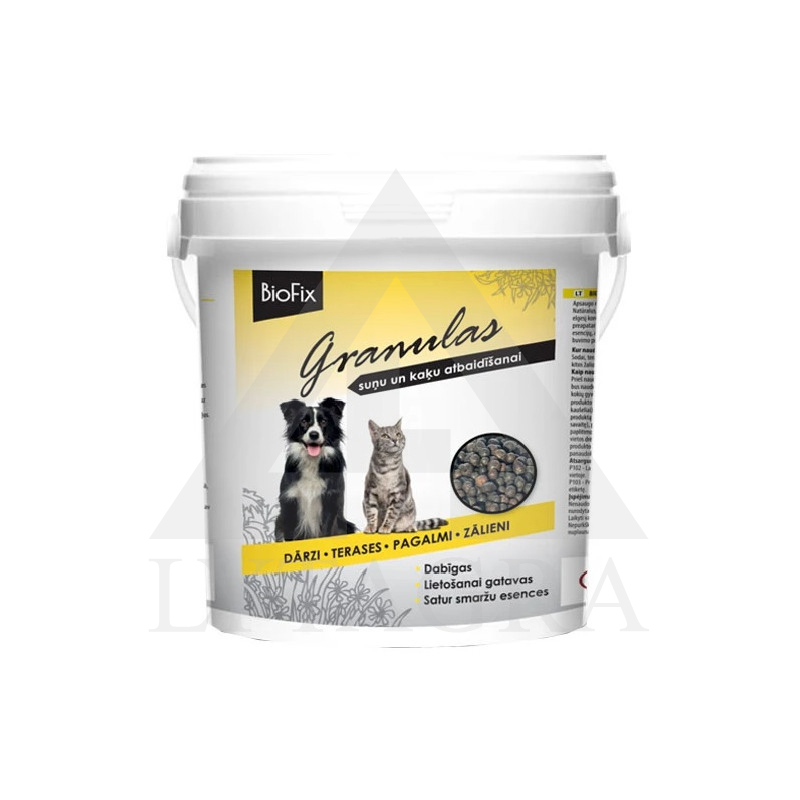 Biofix granulės kačių ir šunų atbaidymui 1 l