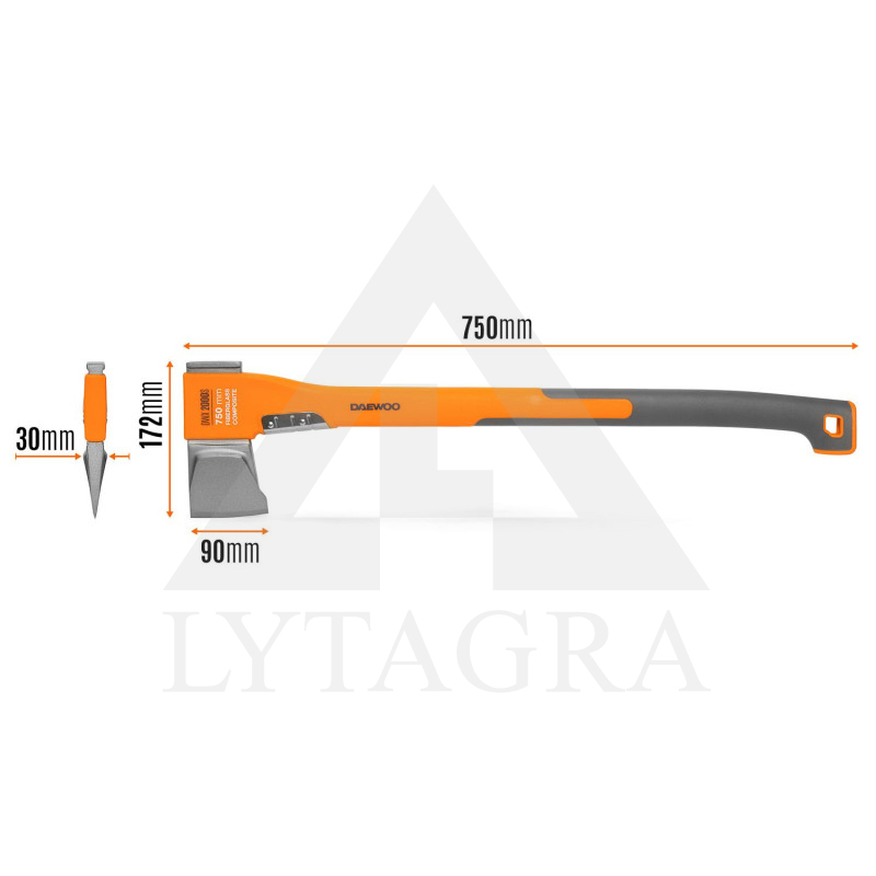 Kirvis skaldymui XL dydis Daewoo DWX 2000S