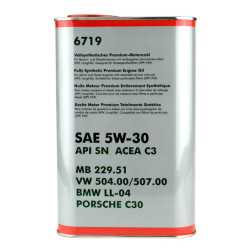 SINTETINĖ ALYVA 5W30 1L 6719