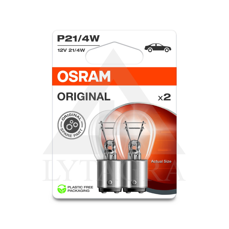 LEMPUTĖ P21/4W 12V BAZ15D OS-7225-2BL