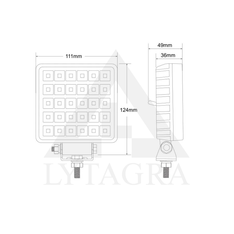 LED darbinis žibintas 12/24v 30w