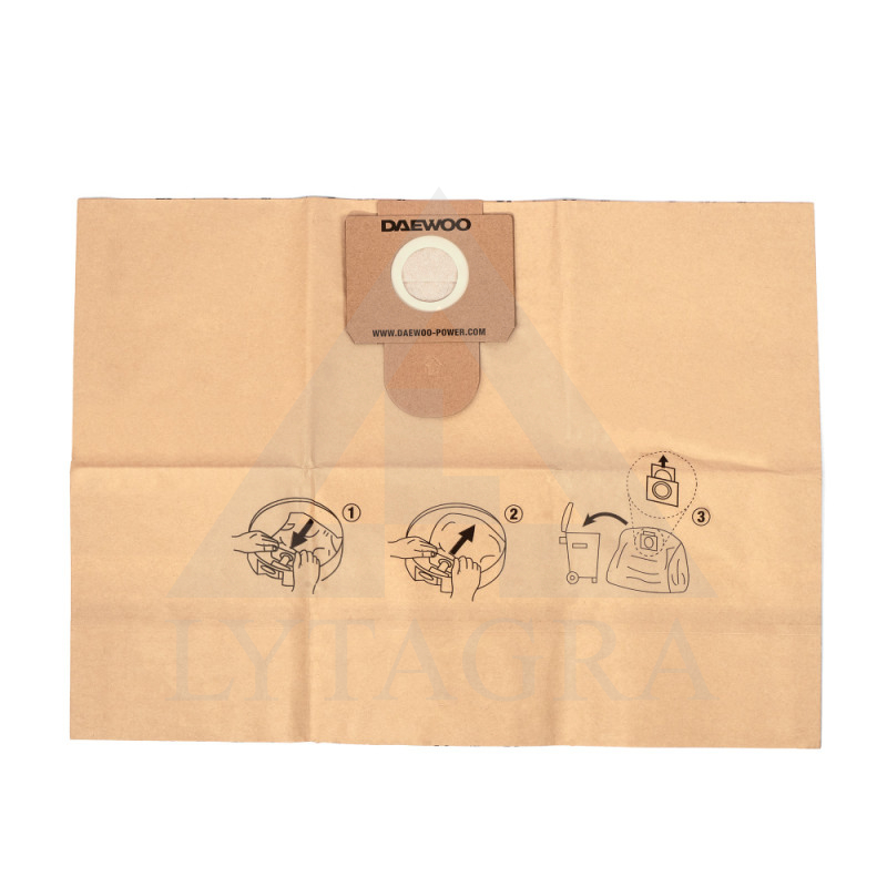 Popieriniai maišai dulkėms DAEWOO DAVC 60PB 3vnt