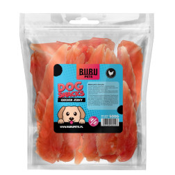 BUBU PETS Skanėstai šunims džiovintos vištienos file 500 g