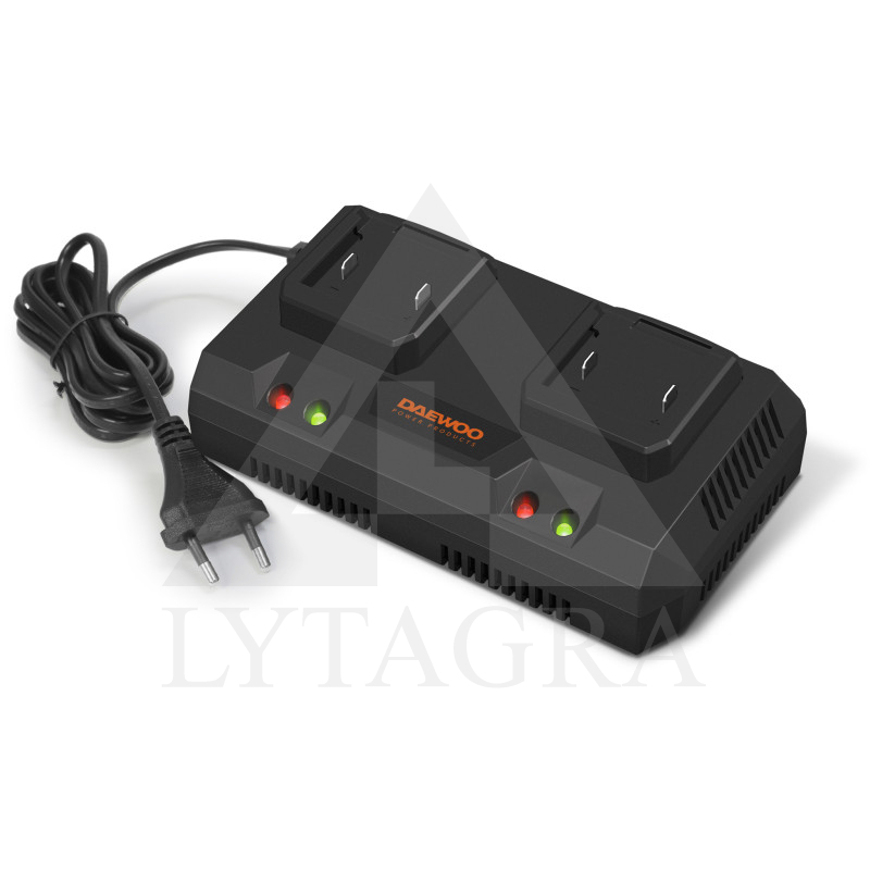 Dvigubas akumuliatorių įkroviklis 21V Daewoo DACH 9021 Li