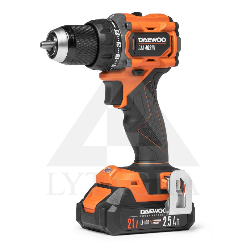 Akumuliatorinis suktuvas - gręžtuvas Daewoo DAA 4021Li SET