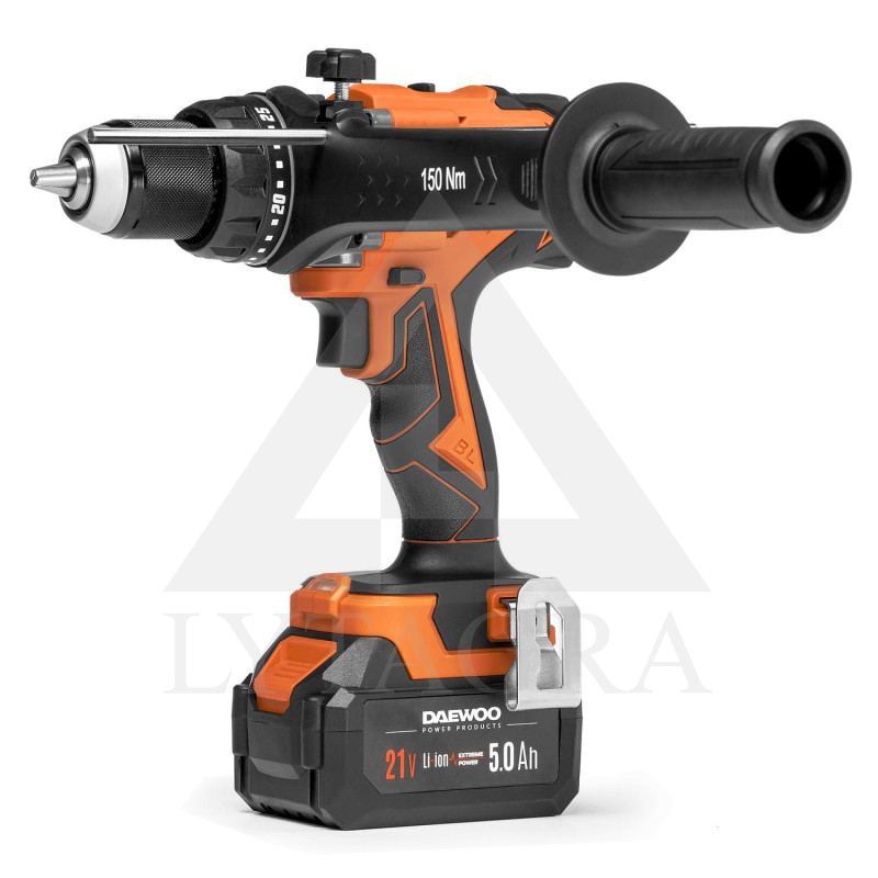 Akumuliatorinis smūginis gręžtuvas Daewoo DAA 7521Li SET