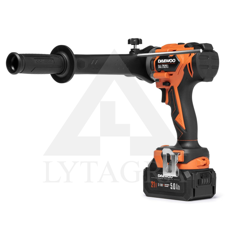Akumuliatorinis smūginis gręžtuvas Daewoo DAA 7521Li SET