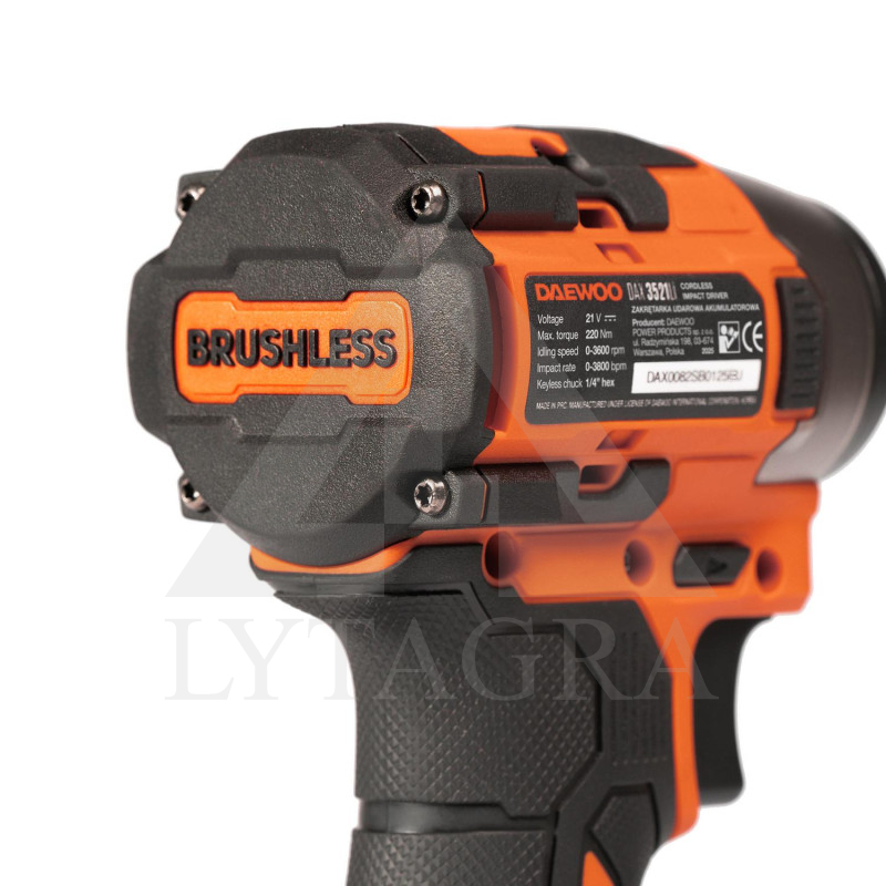 Akumuliatorinis smūginis suktuvas Daewoo DAX 3521Li