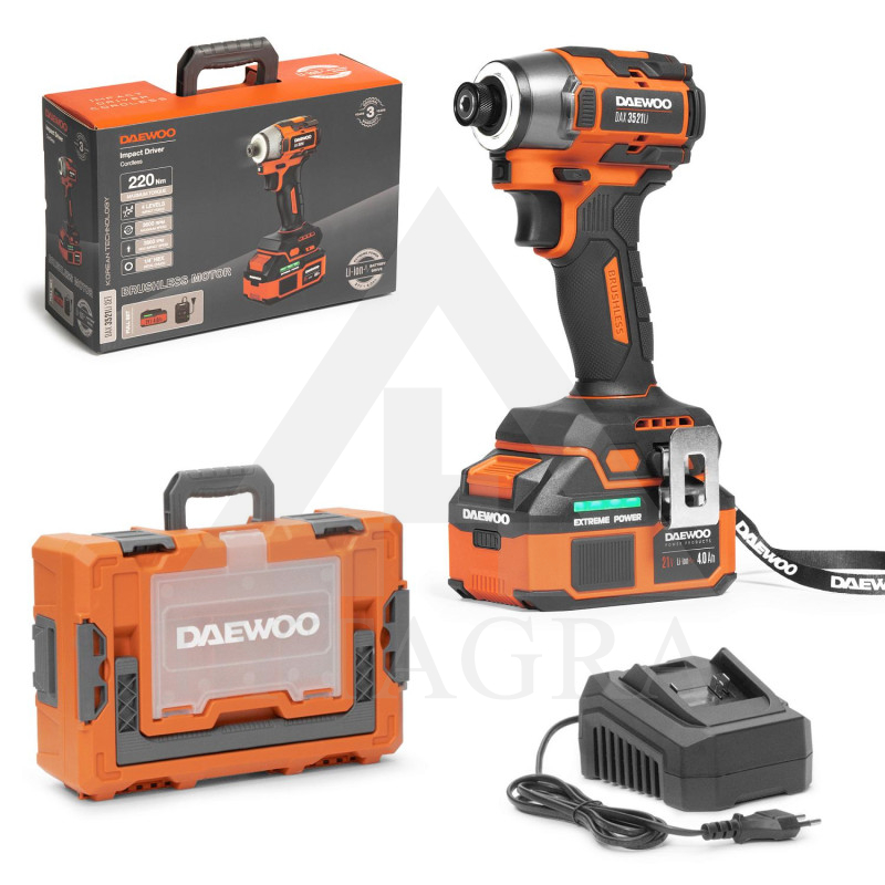Akumuliatorinis smūginis suktuvas Daewoo DAX 3521Li SET