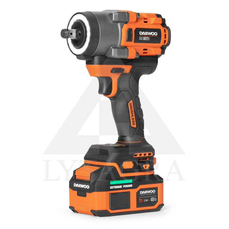 Akumuliatorinis veržliasukis 1/2" Daewoo DAX 6021Li SET