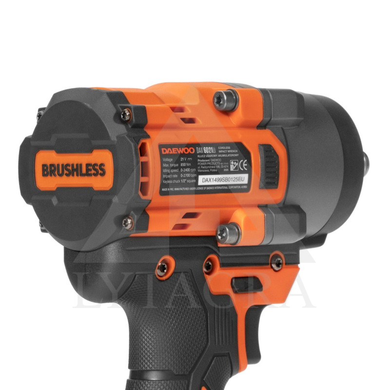 Akumuliatorinis veržliasukis 1/2" Daewoo DAX 6021Li SET