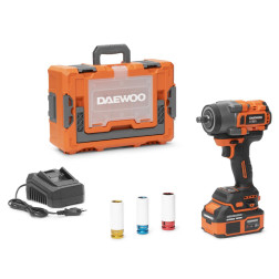 Akumuliatorinis veržliasukis 1/2" Daewoo DAX 6021Li SET