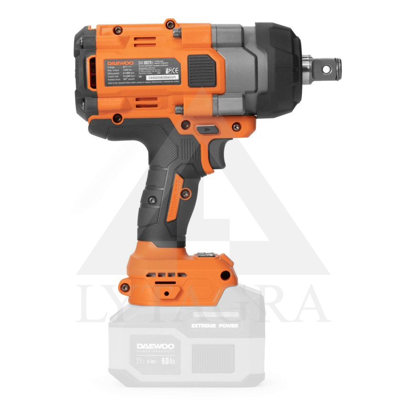 Akumuliatorinis veržliasukis 3/4" Daewoo DAX 8021Li