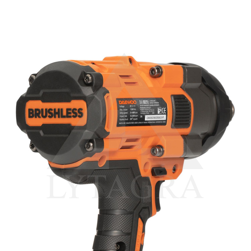 Akumuliatorinis veržliasukis 3/4" Daewoo DAX 8021Li