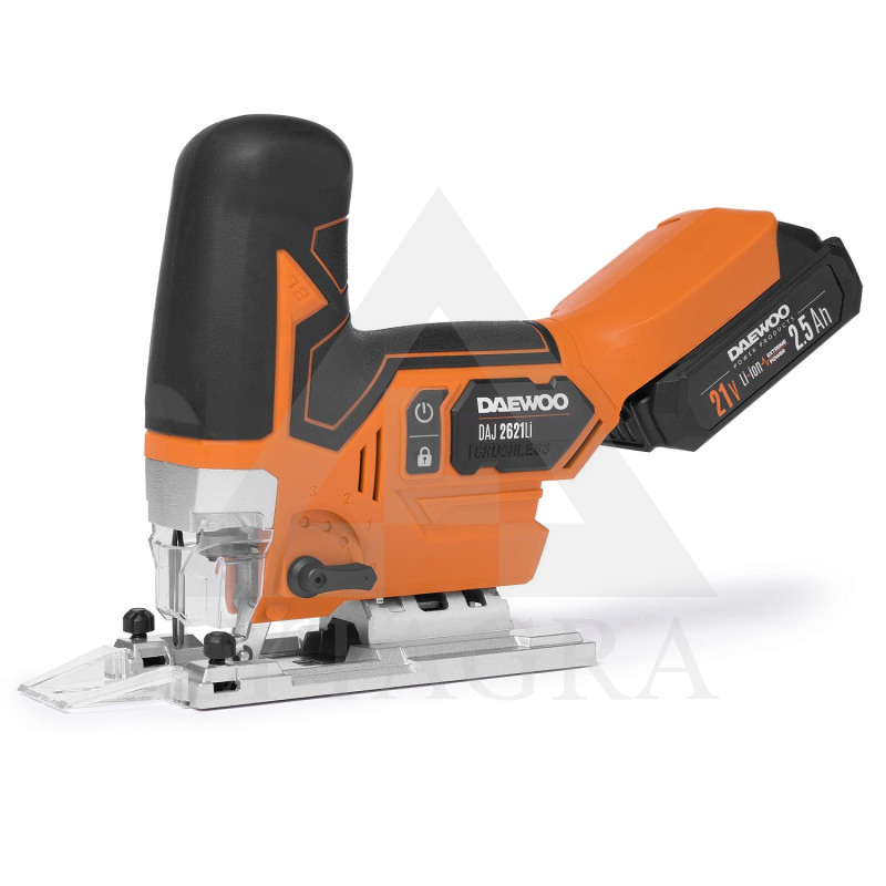 Akumuliatorinis siaurapjūklis Daewoo DAJ 2621Li SET