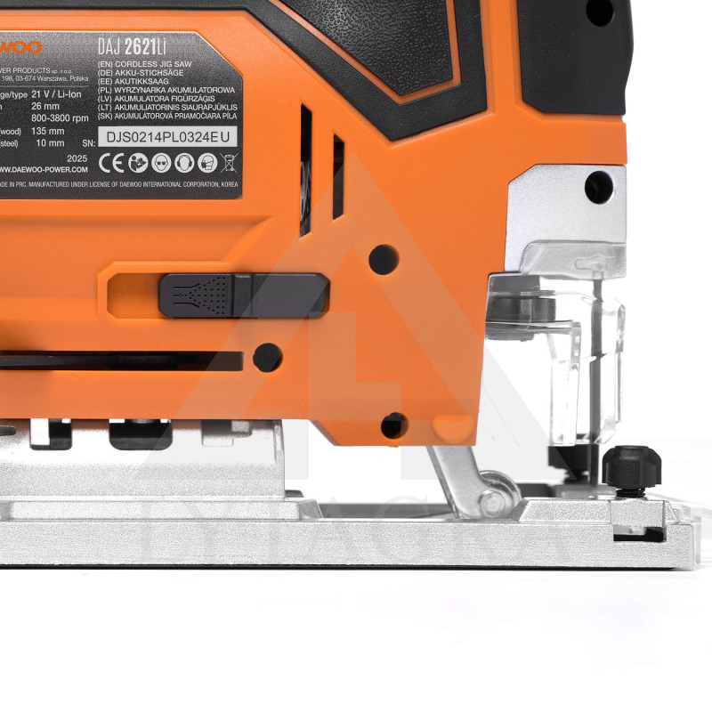 Akumuliatorinis siaurapjūklis Daewoo DAJ 2621Li SET