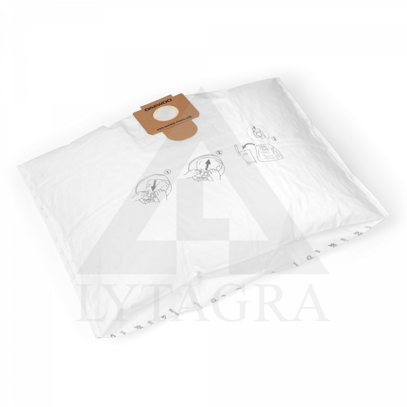 Dulkių surinkimo maišelis iš sintetinio pluošto DAEWOO DAVC 60TB 3vnt