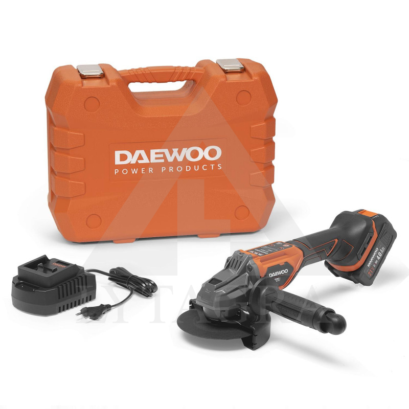 Akumuliatorinis kampinis šlifuoklis DAEWOO DAG 3021Li SET (DAG3021Li SET) 21V