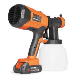 Akumuliatorinis dažų purkštuvas DAEWOO DAPS 1121Li SET (DAPS1121Li SET) 21V
