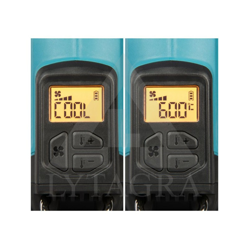 Akumuliatorinis karšto oro fenas MAKITA HG001GZ02 40V XGT