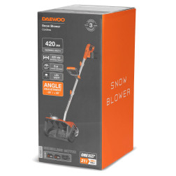 Akumuliatorinis sniego valytuvas DAEWOO DAST 4242Li SET (DAST4242Li SET) 21V