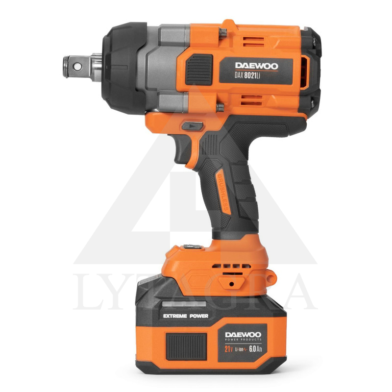 Akumuliatorinis veržliasukis 3/4" Daewoo DAX 8021Li SET