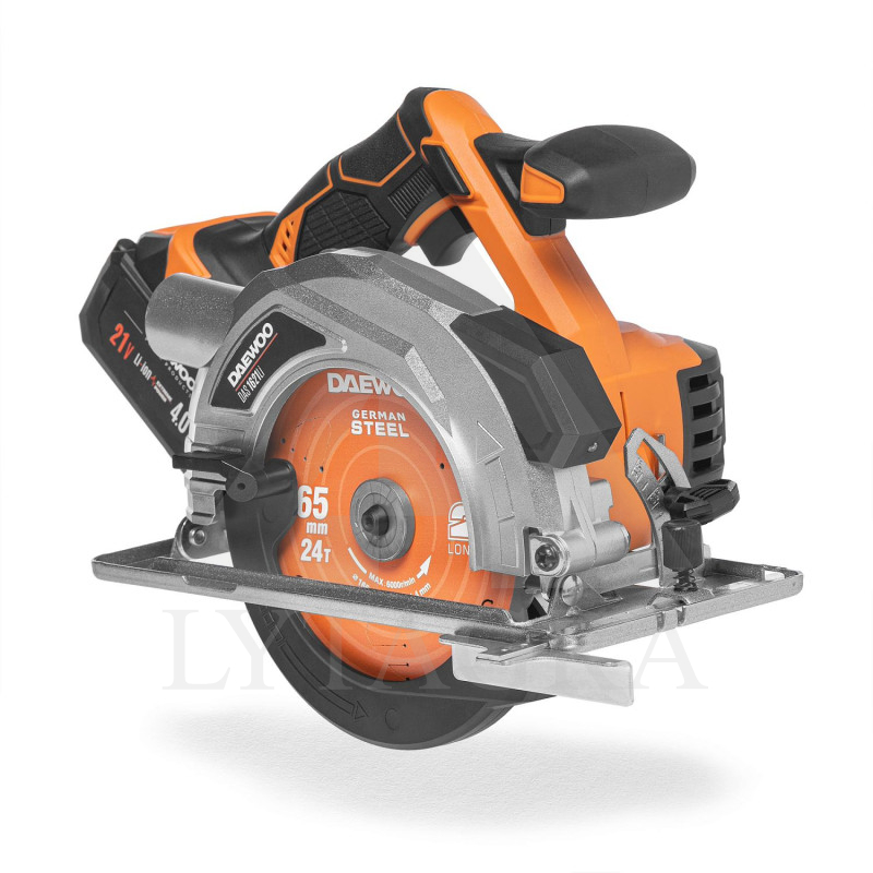 Akumuliatorinis diskinis pjūklas DAEWOO DAS 1621Li SET (DAS1621Li SET) 21V