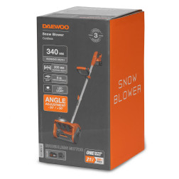 Akumuliatorinis sniego valytuvas DAEWOO DAST 3421Li SET (DAST3421Li SET) 21V