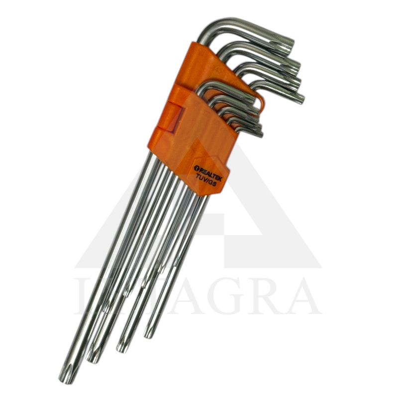 Raktai TORX Realtek SQTP-9-1 9vnt