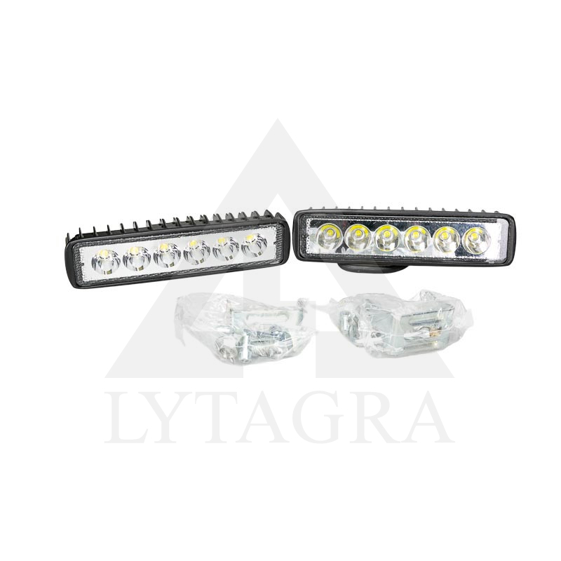 LED darbinių žibintų komlektas 18w