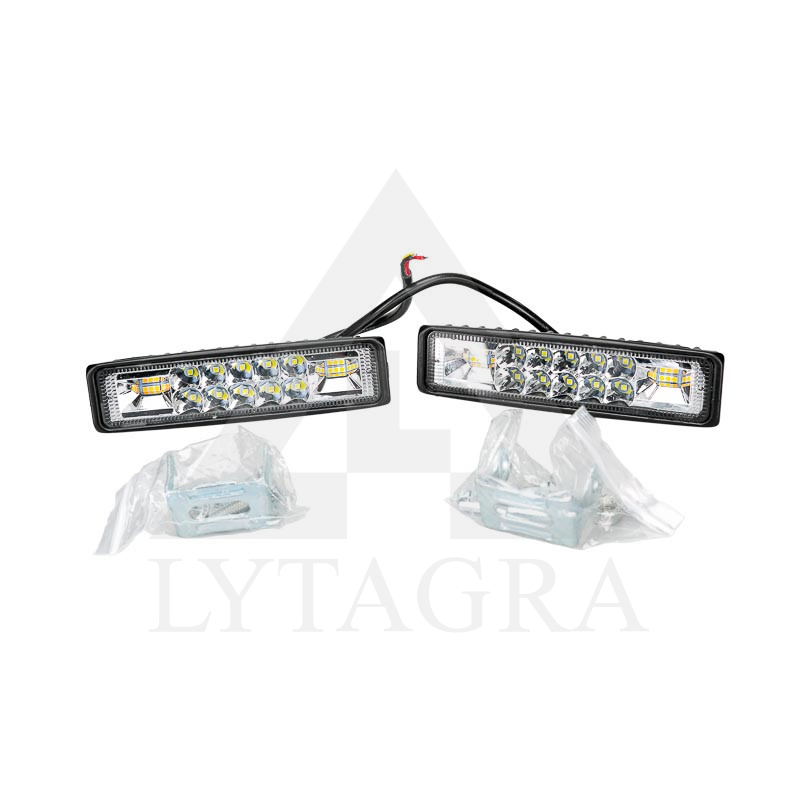 LED darbinių žibintų komlektas 18w