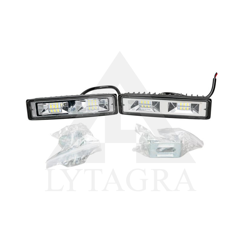 LED darbinių žibintų komplektas 12-24v 18w