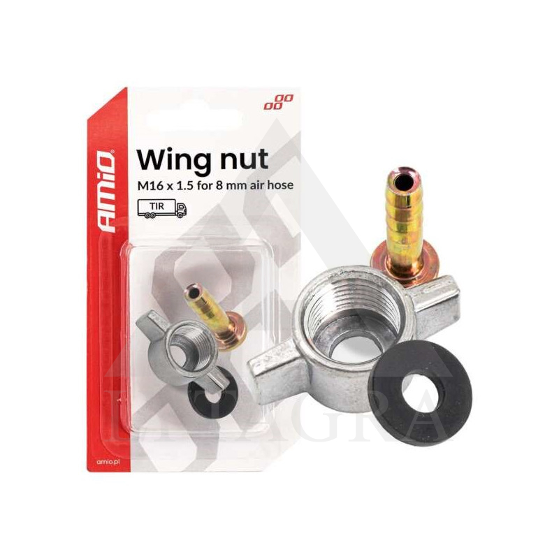 Veržlė m16x1.5 oro žarnai 8 mm