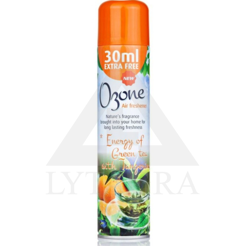Oro gaiviklis OZONE žalioji arbata ir mandarinai 300 ml.