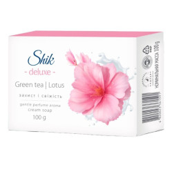 Kreminis muilas su lotoso žiedo aliejumi ir žaliosios arbatos ekstratu SHIK 100 g.