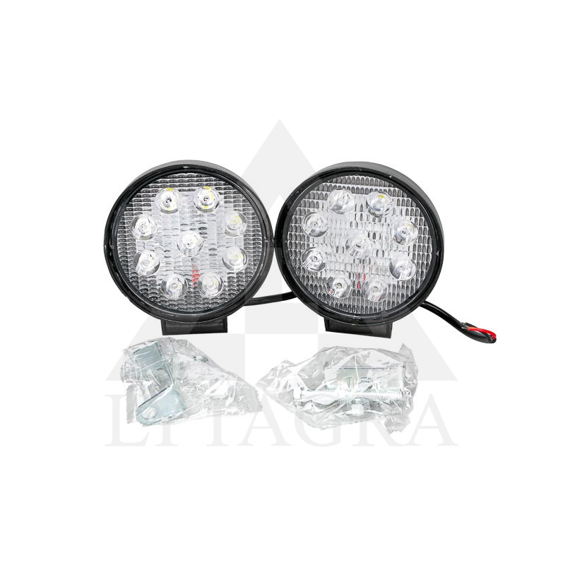 LED darbinių žibintų komplektas 27W