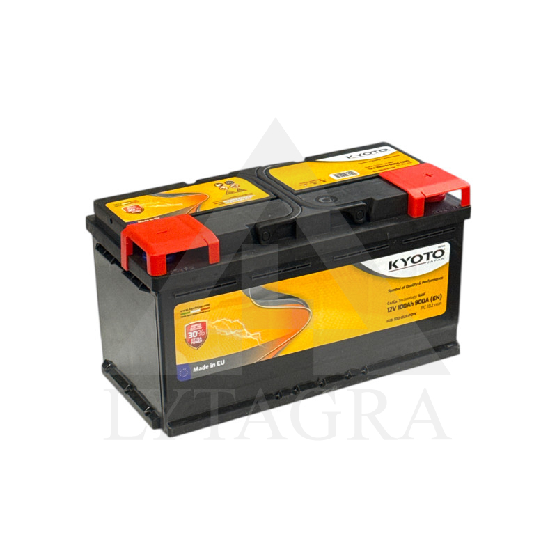 Akumuliatorius KYOTO 12V 100Ah 900A R+