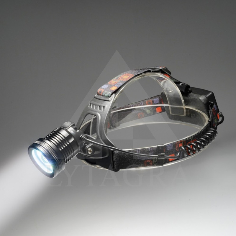 Žibintuvėlis ant galvos  įkraunamas 10W Tiross TS1950