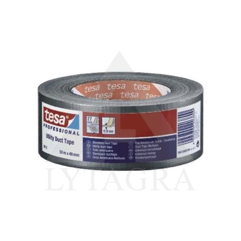 Juosta audinio Tesa ECO pilka 50 m x 48 mm