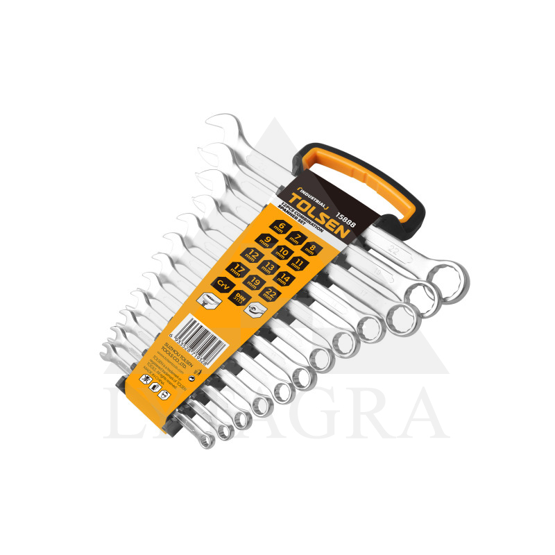 Kombinuotų raktų komplektas 12 vnt.  Tolsen 15888