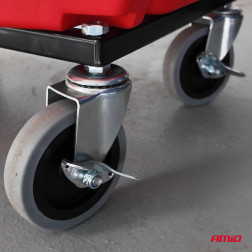 RATUKINĖ DIRBTUVIŲ KĖDĖ SU ĮRANKIŲ DĖŽE150KG 04268