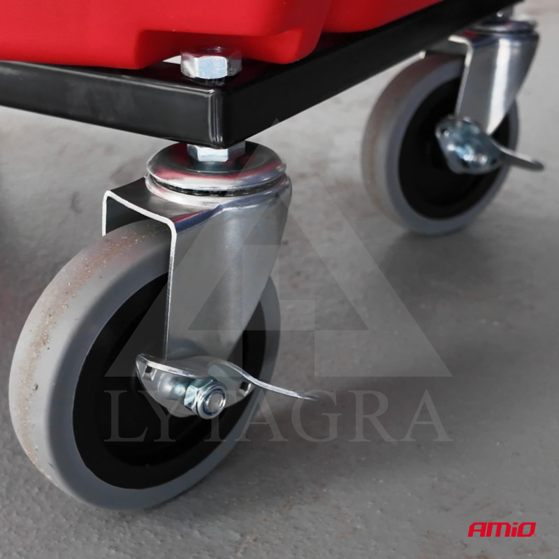 RATUKINĖ DIRBTUVIŲ KĖDĖ SU ĮRANKIŲ DĖŽE150KG 04268