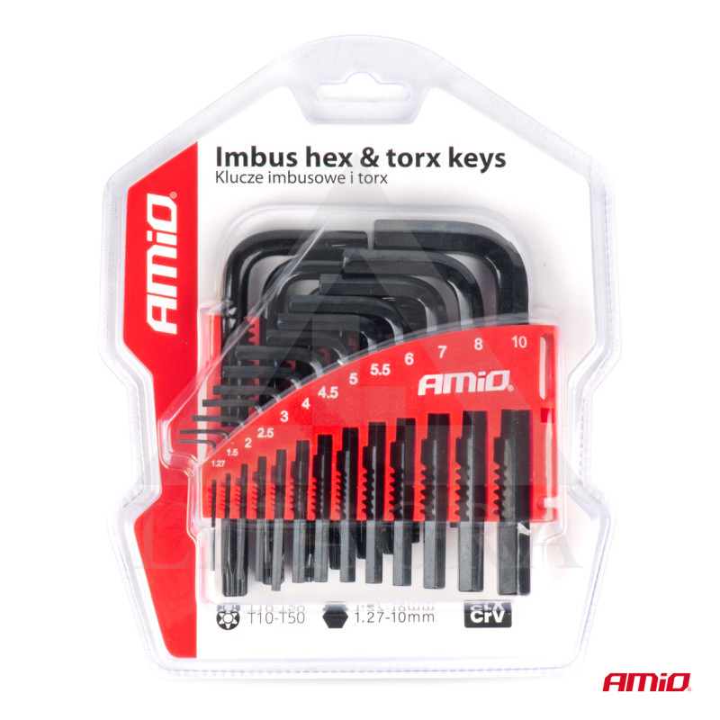 RAKTŲ RINK. 22VNT. CRV JUODI IMBUS HEX TORX 04297