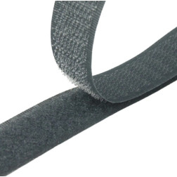 Kontaktinė juosta 25mm šiurkšti pilka