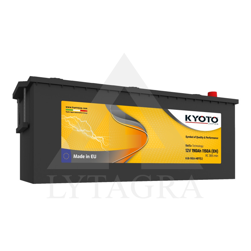 Akumuliatorius KYOTO 12V 190Ah 1150A L+