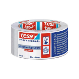 Lipni aliuminio juosta, Tesa Universal, 25m x 50mm